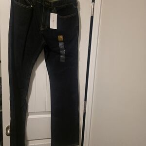 True Craft Men's Dark Blue Straight Jeans